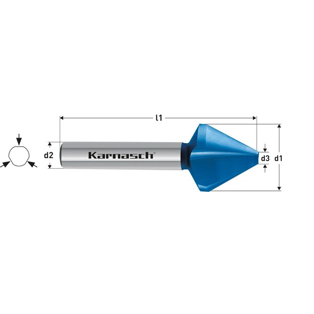 Karnasch 25,0mm 60ast. Blue-Tec kärkiupotin